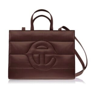 Telfar Chocolate Quilted Tote